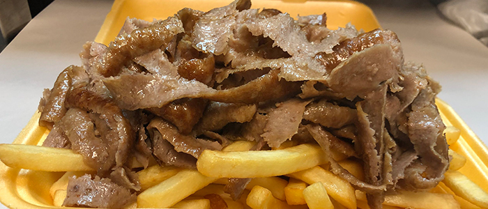 Chips & Lamb Doner  Regular 