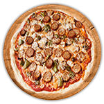 Turkish Sausage (sucuk) Pizza 