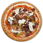 Lamb Doner Pizza 