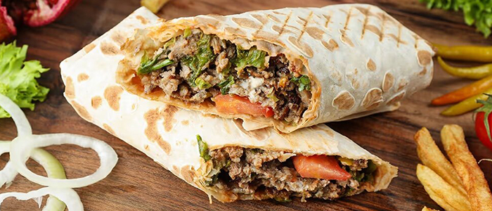 Kofte Shish Grill Wrap 