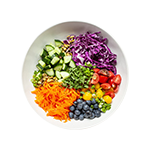 Portion Of Mixed Salad 